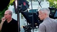 Anderson Cooper, right, and his CNN crew visit Nashville