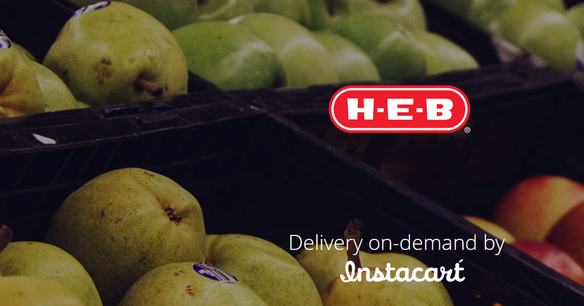 HEB partners with grocery delivery service Instacart