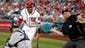Washington Nationals oufielder Bryce Harper is ejected