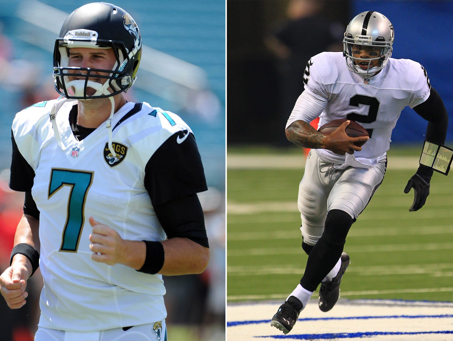 16. Jaguars at Raiders: Chad Henne vs. Terrelle Pryor probably wasn't the QB matchup either fan base expected for Week 2, but it's what the two teams will get.