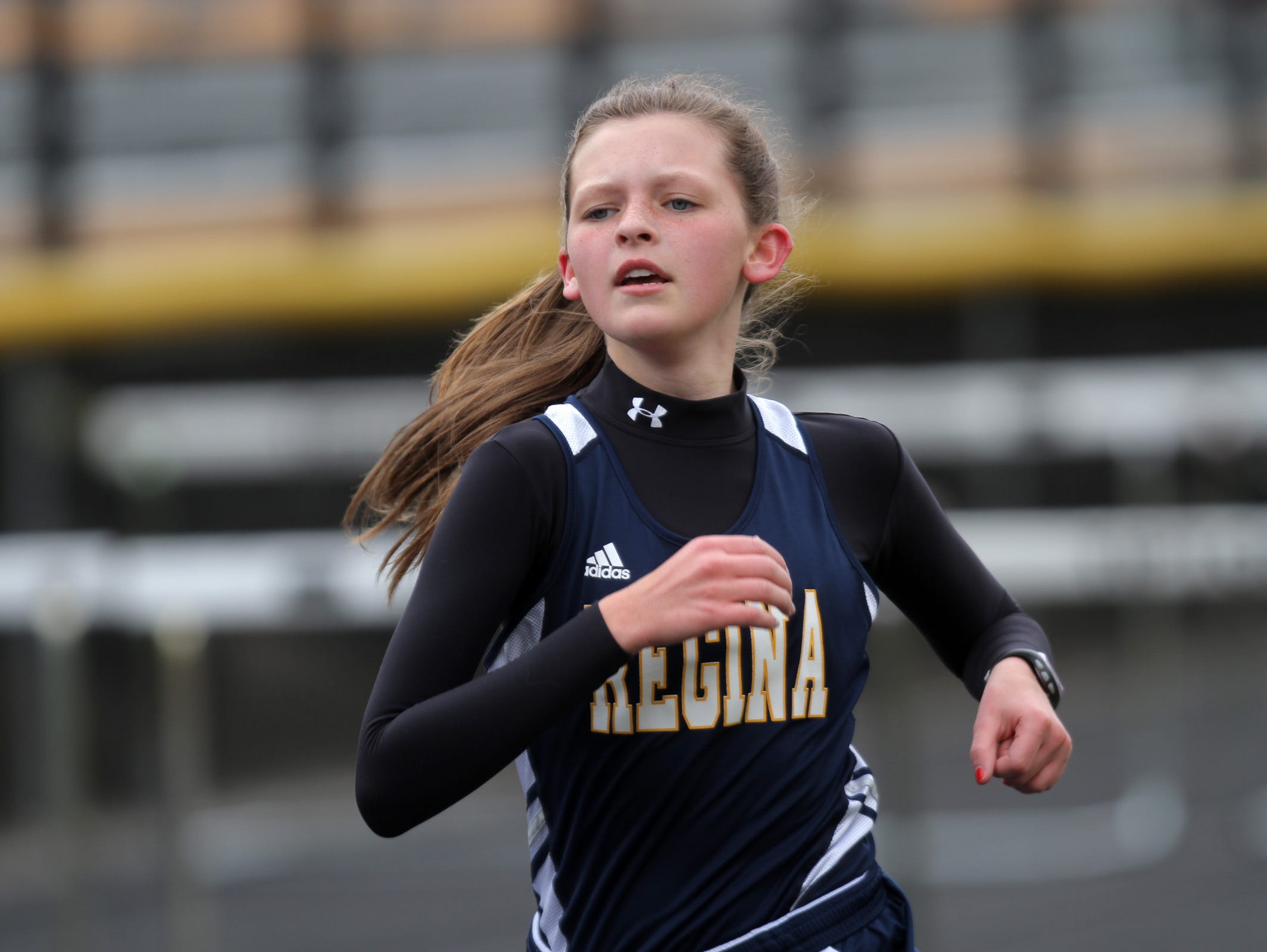 Regina’s Adriana Kammerer will make her first Drake Relays debut, competing in the 3,000 and 1,500. “I’m definitely excited to run against the girls in bigger classes," she said.