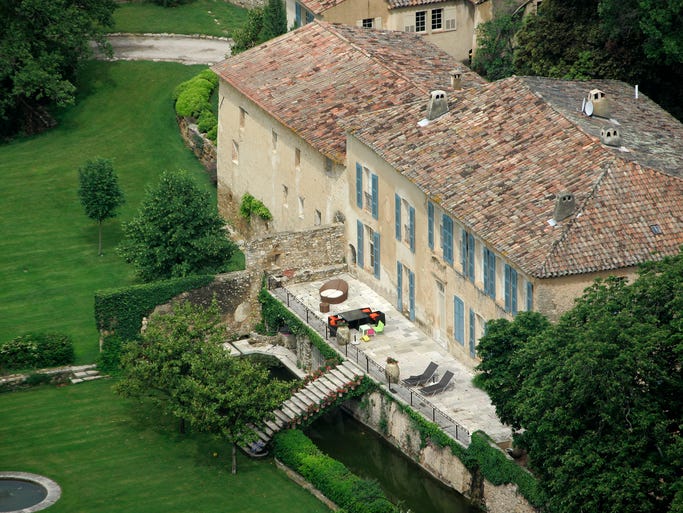 Brad Pitt, Angelina Jolie and their brood moved into the Miraval property in Correns in southern France, where they awaited the birth of the twins.