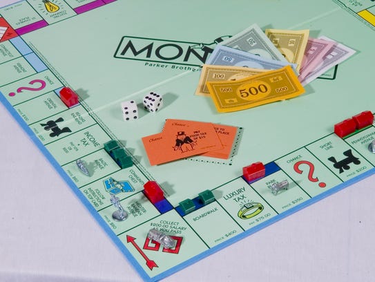 The ubiquitous American board game, Monopoly.