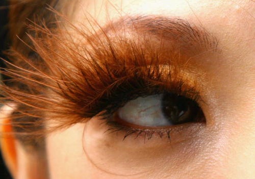 Long lashes outlet