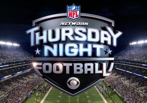 thursday night football game is on what channel