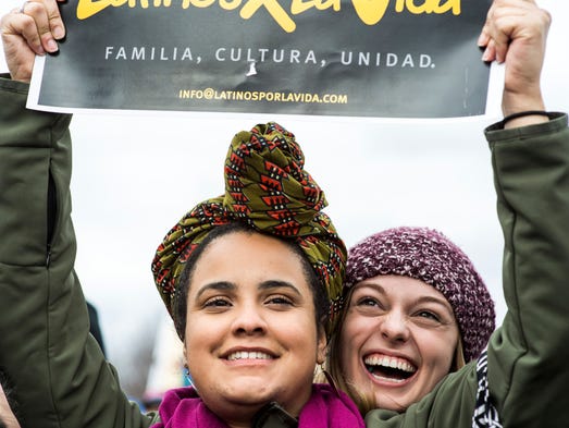 Bianca Checo and Bridget Bicek, cheer on Utah Senator