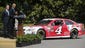 President Barack Obama stands with Kevin Harvick and