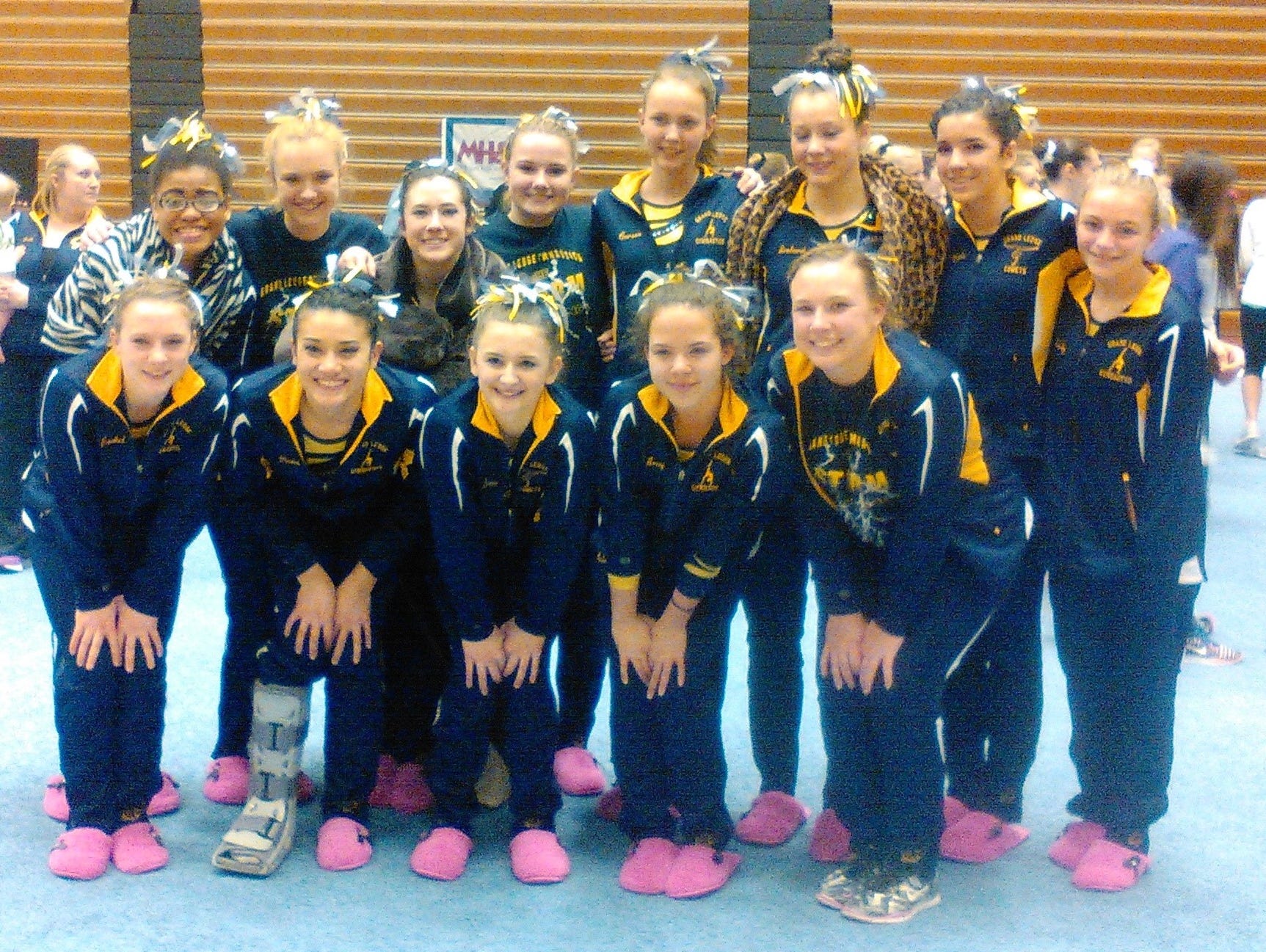 The Grand Ledge gymnastics team will look to capture its 10th straight CAAC title in 2017.