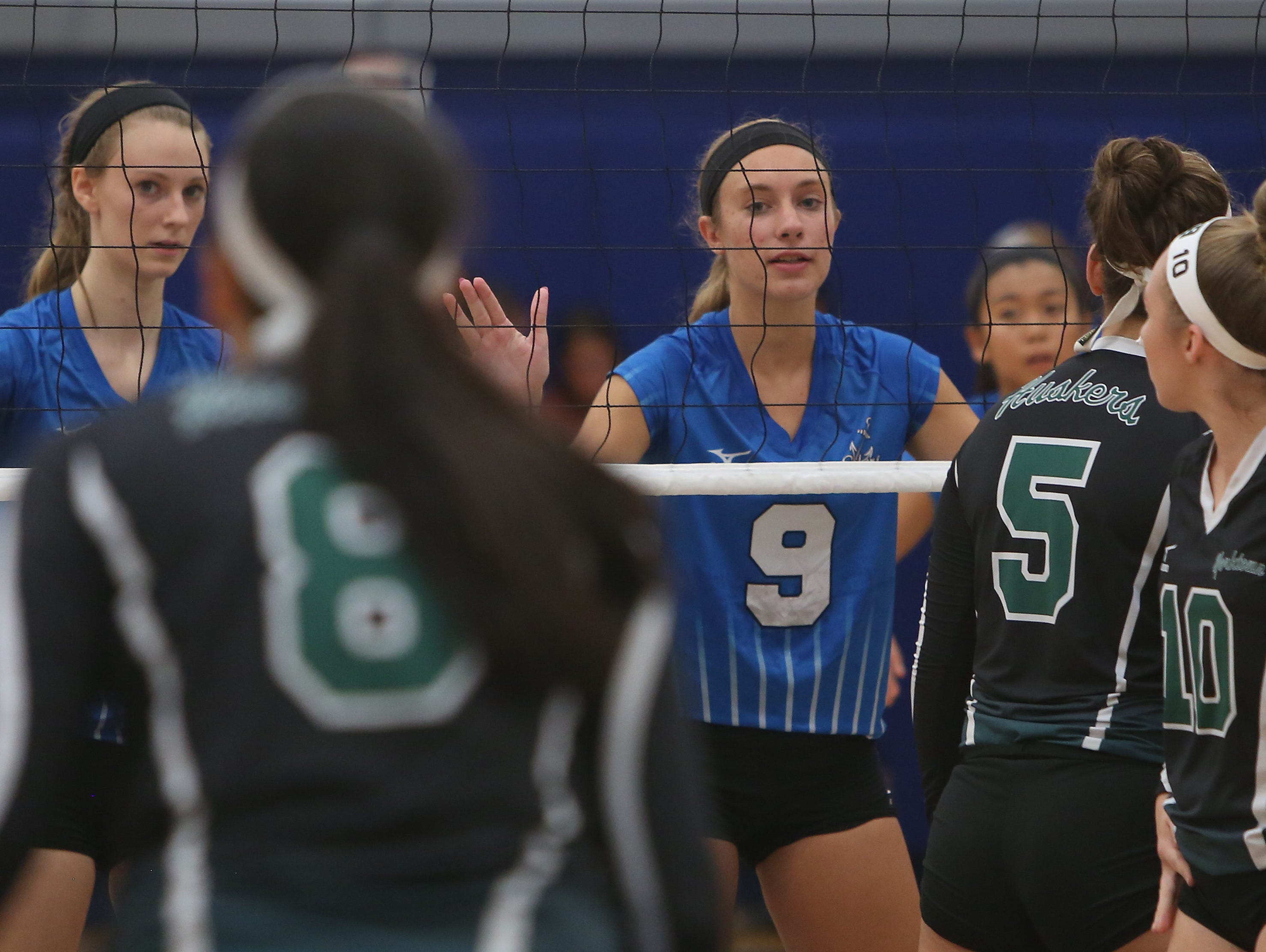 Hendrick Hudson swept all three games from visiting Yorktown during volleyball action at Hendrick Hudson High School in Montrose Sept. 10, 2015.