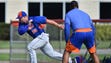 Sept. 19: Tim Tebow's first drill was a baserunning