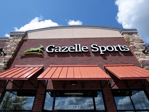 The new Gazelle Sports store seen on Wednesday, Aug.