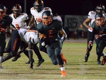 Cocoa’s Timmy Pratt takes charge against Booker T. Washington.