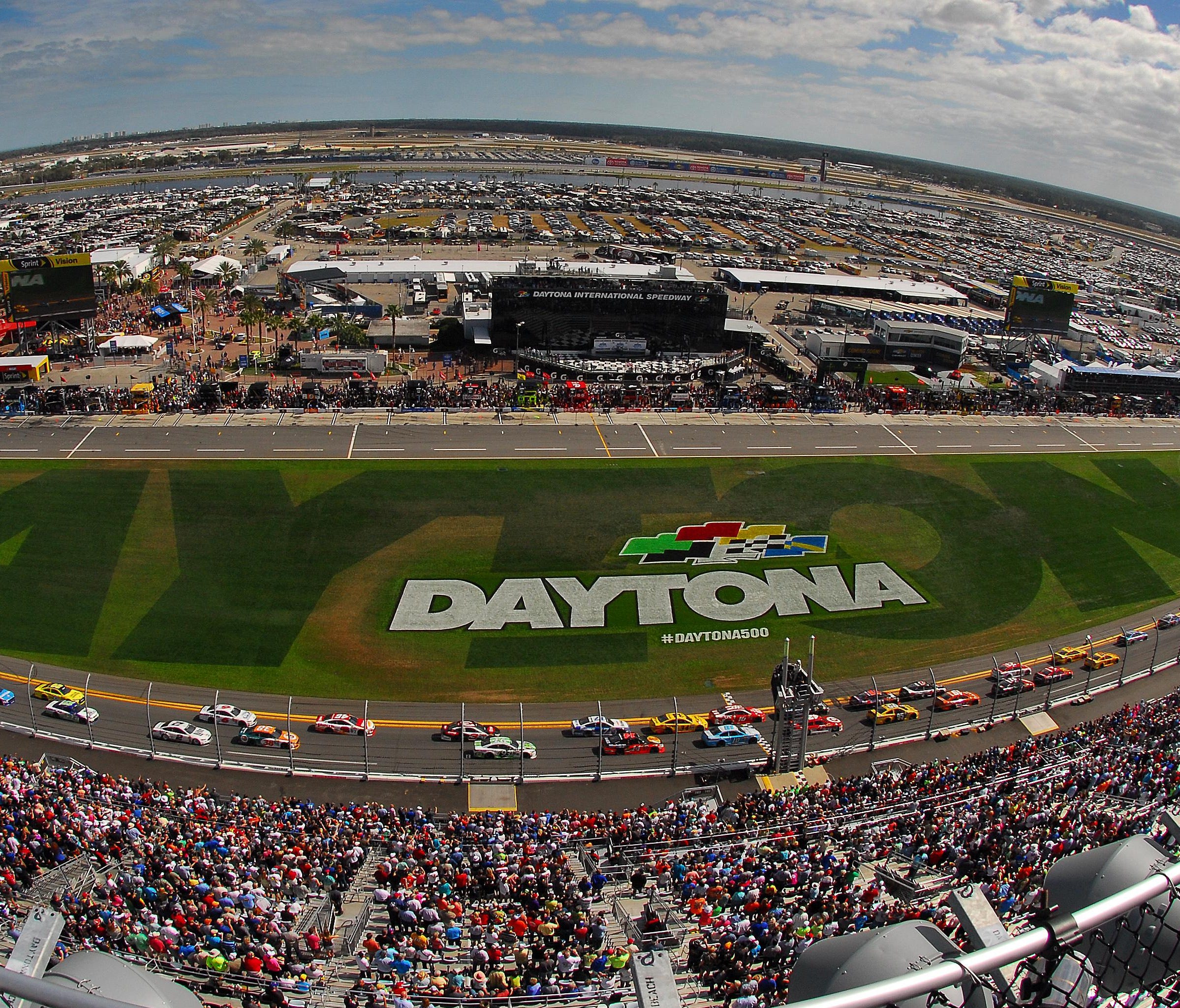 A look at Daytona International Speedway prior to the start of last year's 58th annual Daytona 500.