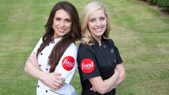Kayla Trahan, right, and her assistant Fallon Bearb