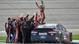 NASCAR Cup Series driver Kurt Busch (41) celebrates