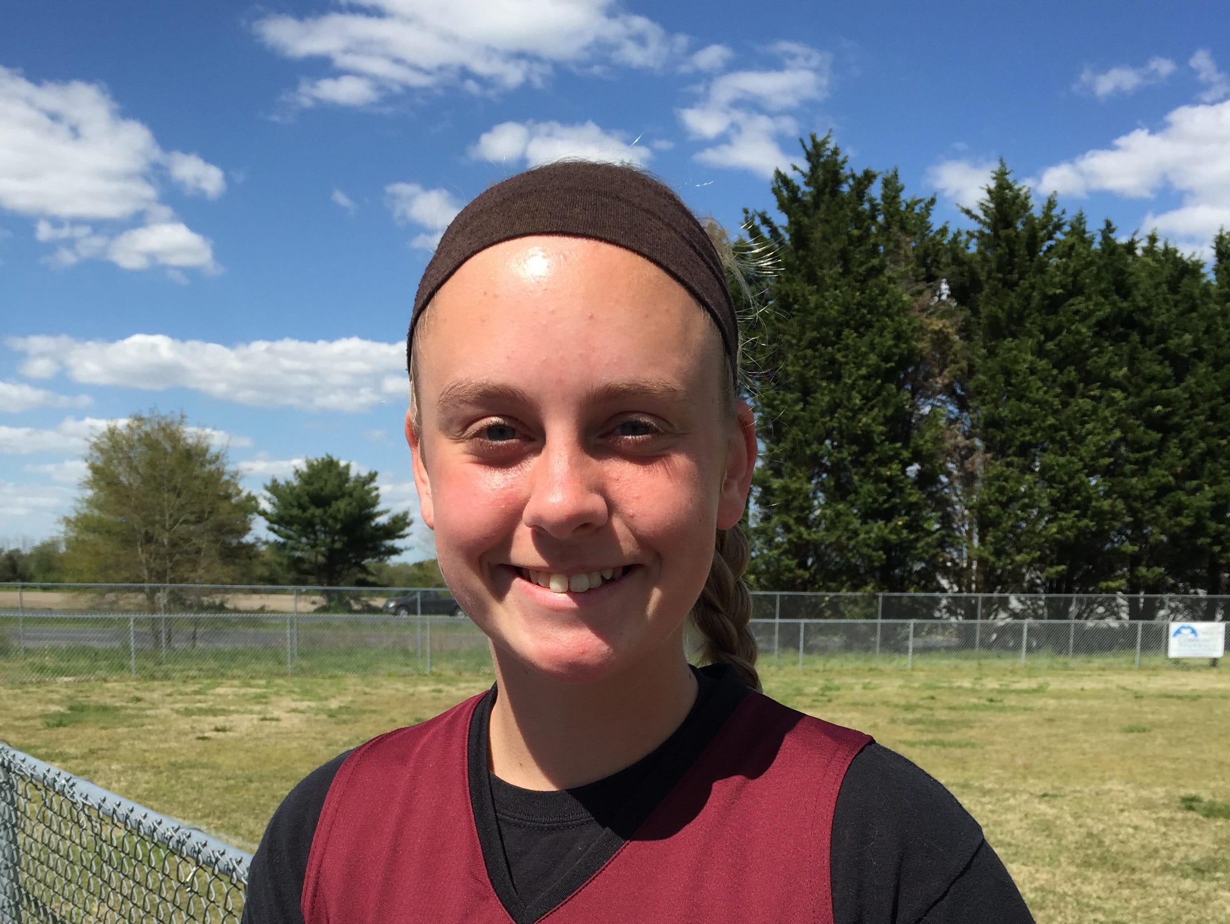 Salisbury Christian’s Hailey Farlow earned two win in the pitcher’s circle for the Jaguars. She also threw a no-hitter.