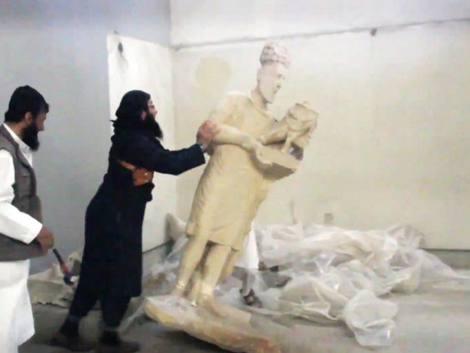 Closer look at artifacts ISIL is destroying