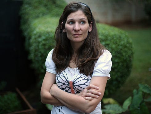 Katherine Walton, 38, survived the Westgate mall attack with her five children and described the moment she nearly came face to face with the attackers.