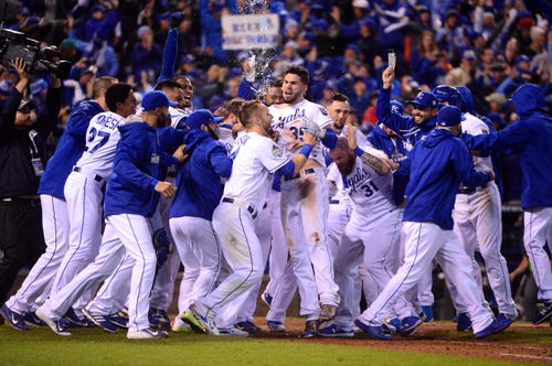 USP MLB: WORLD SERIES-NEW YORK METS AT KANSAS CITY S BBO USA MO