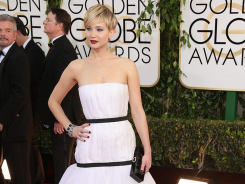 Jennifer Lawrence's Dior dress inspired copycats online. / Dan ...