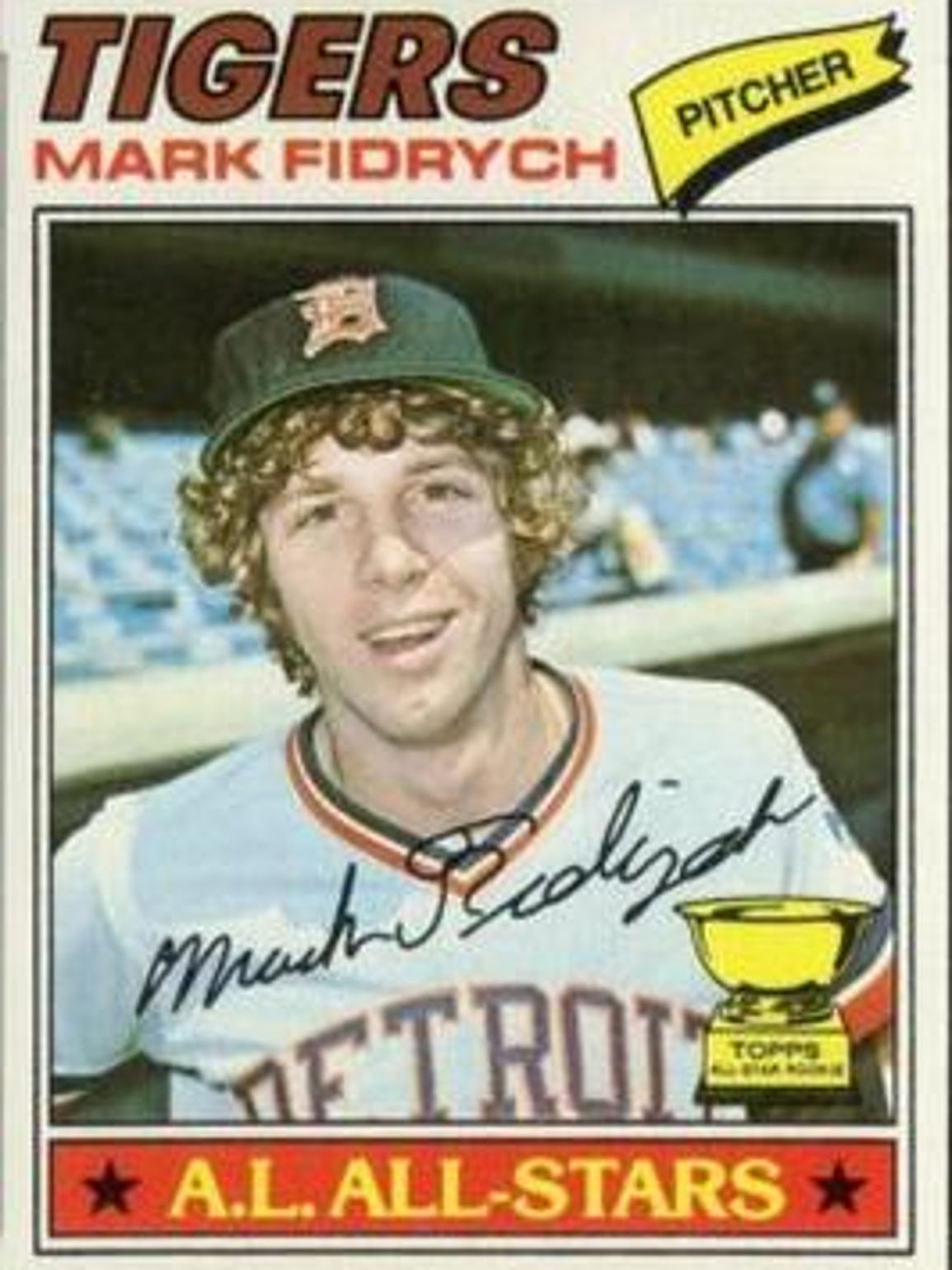Fans were enthralled by Mark Fidrych’s schoolboy enthusiasm
