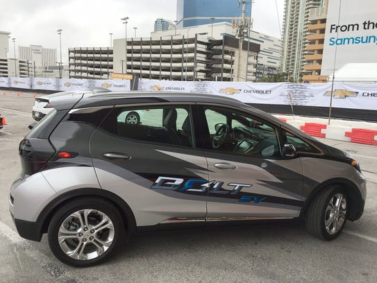 Chevrolet's new electric car, the Bolt, boasts a 200-mile