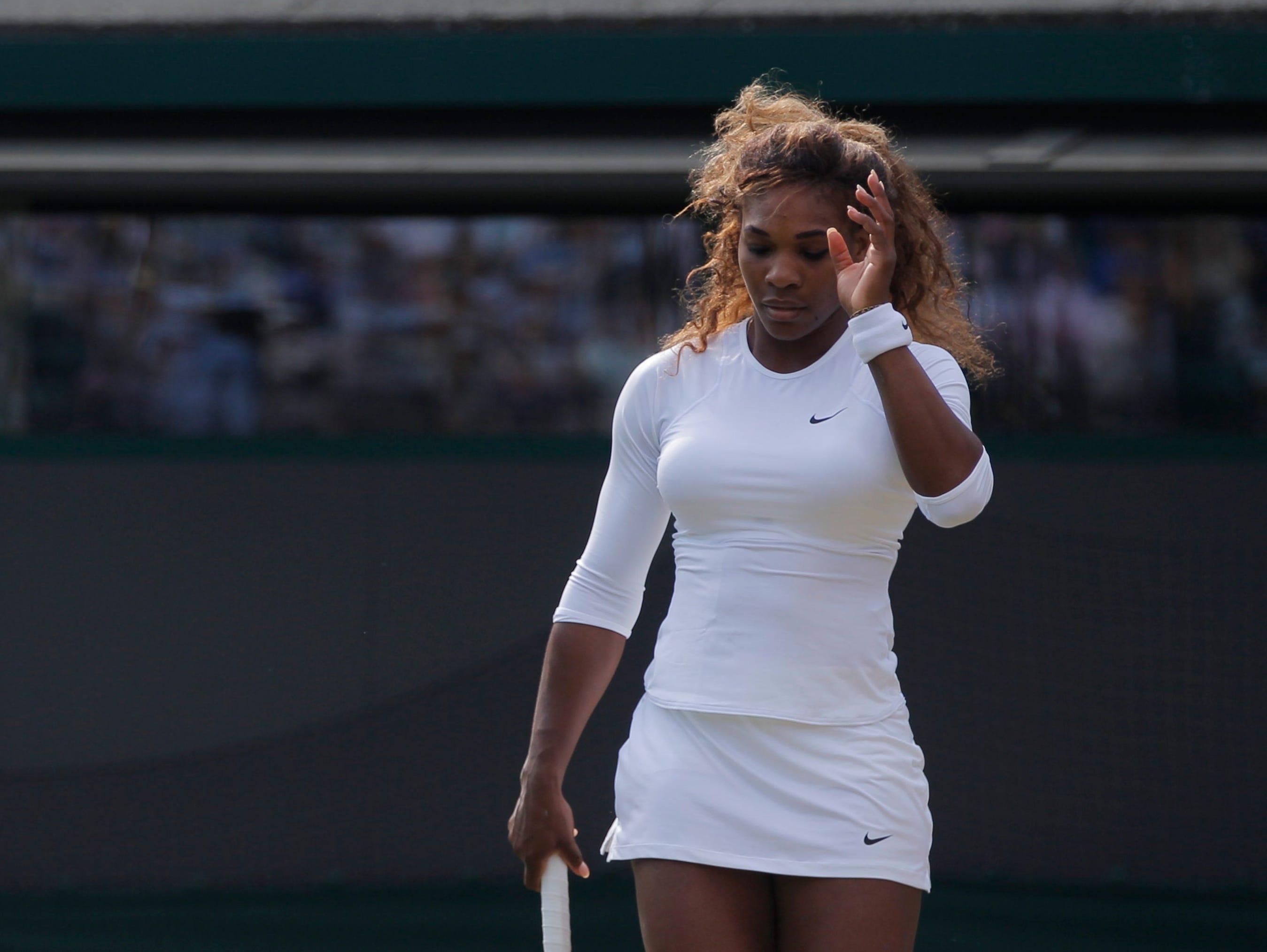 Serena Williams at Wimbledon.