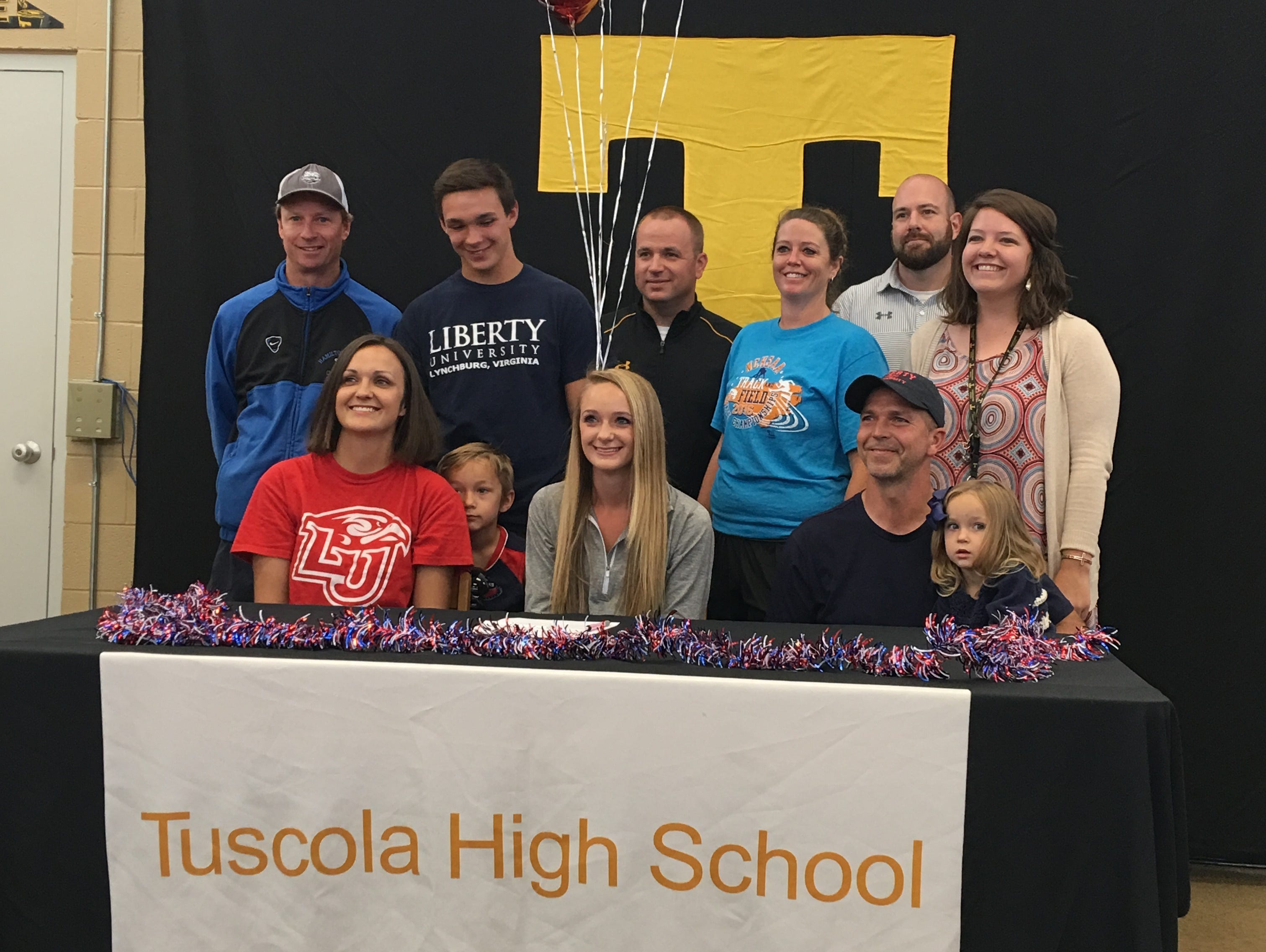 Tuscola distance runner Brooke Turner signed with Liberty last month.