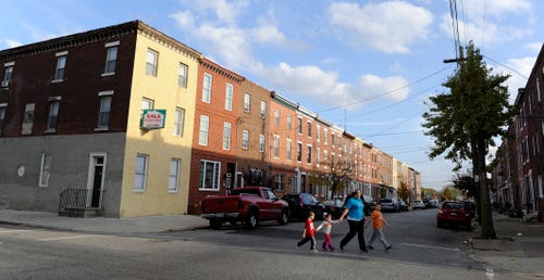 Neighborhood near John T. Lewis site