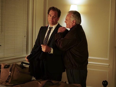 Robert Wagner's Anthony DiNozzo Sr. was a rock for his son.