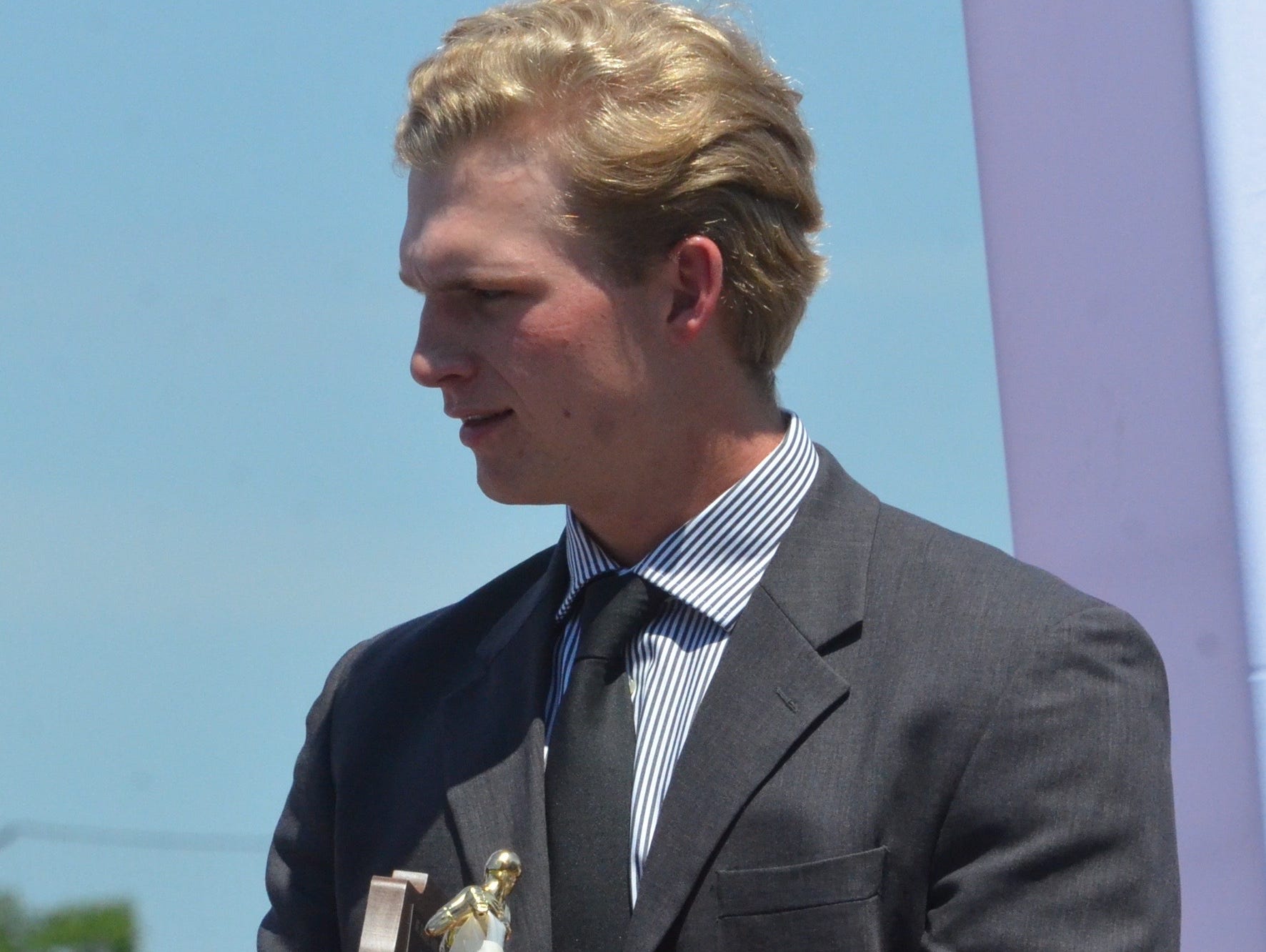 Forrest's Alex Brewer won the Mr. Baseball award for Class A.