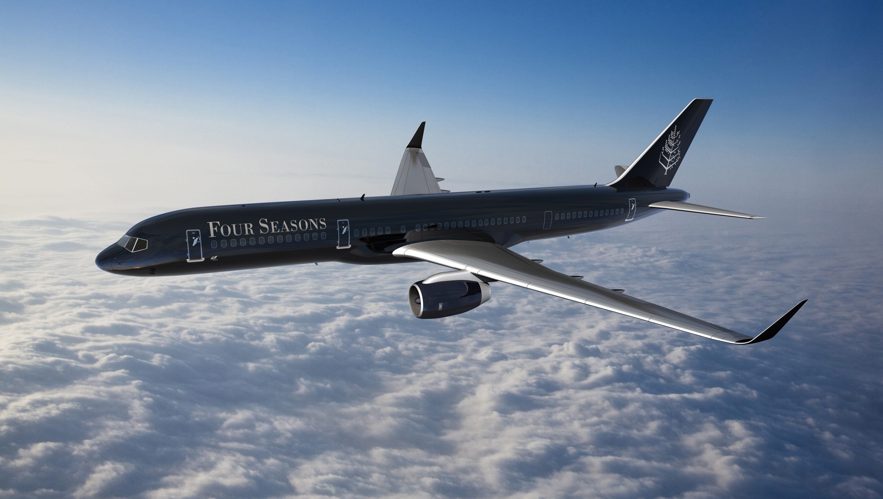 Four Seasons hotels soar with a new branded private jet