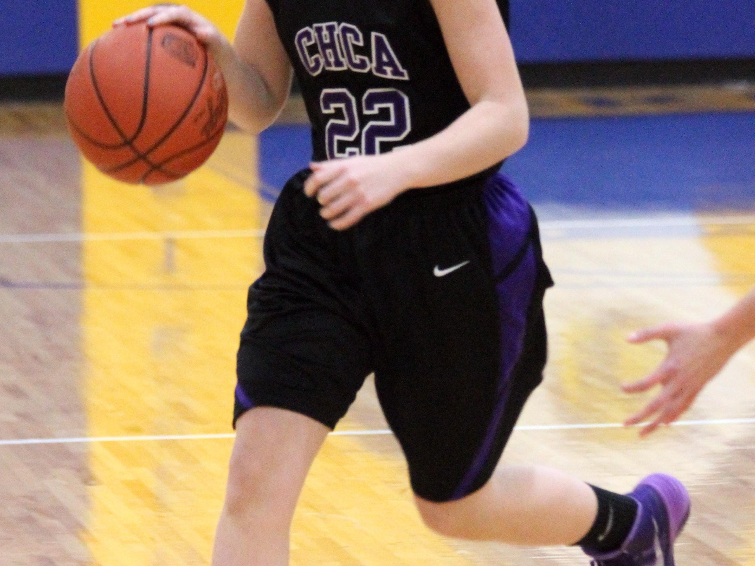CHCA guard Kat Williams recently committed to Denison, and was tabbed by coach Rowland as one of the players he will lean on this year.