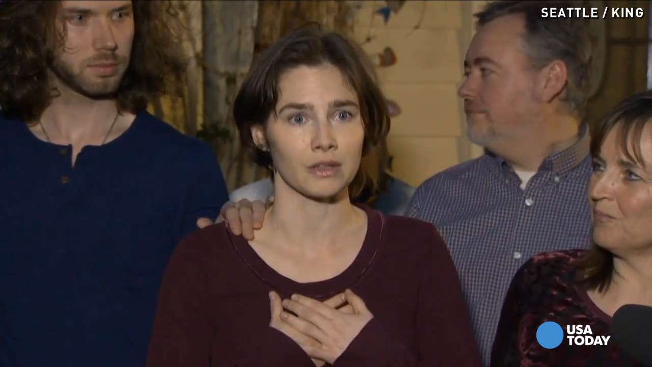 Cheers ring out from Amanda Knox's home after verdict