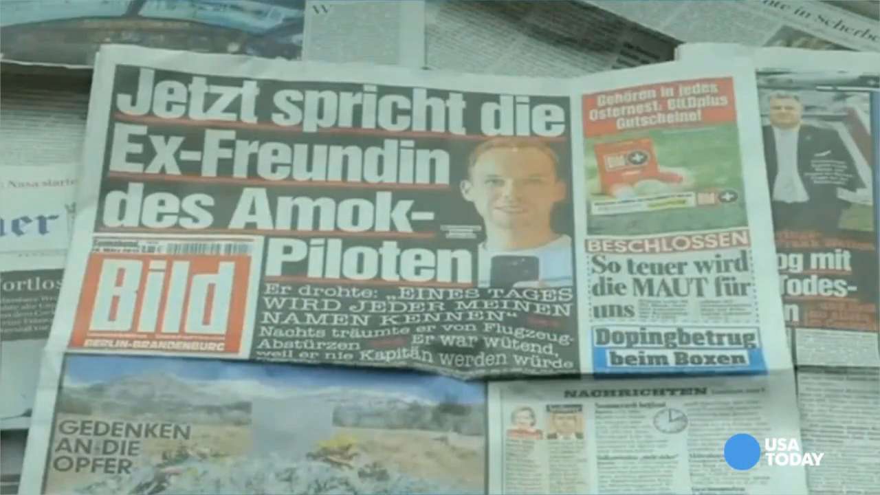 Co-pilot vowed to 'do something' ex tells German media