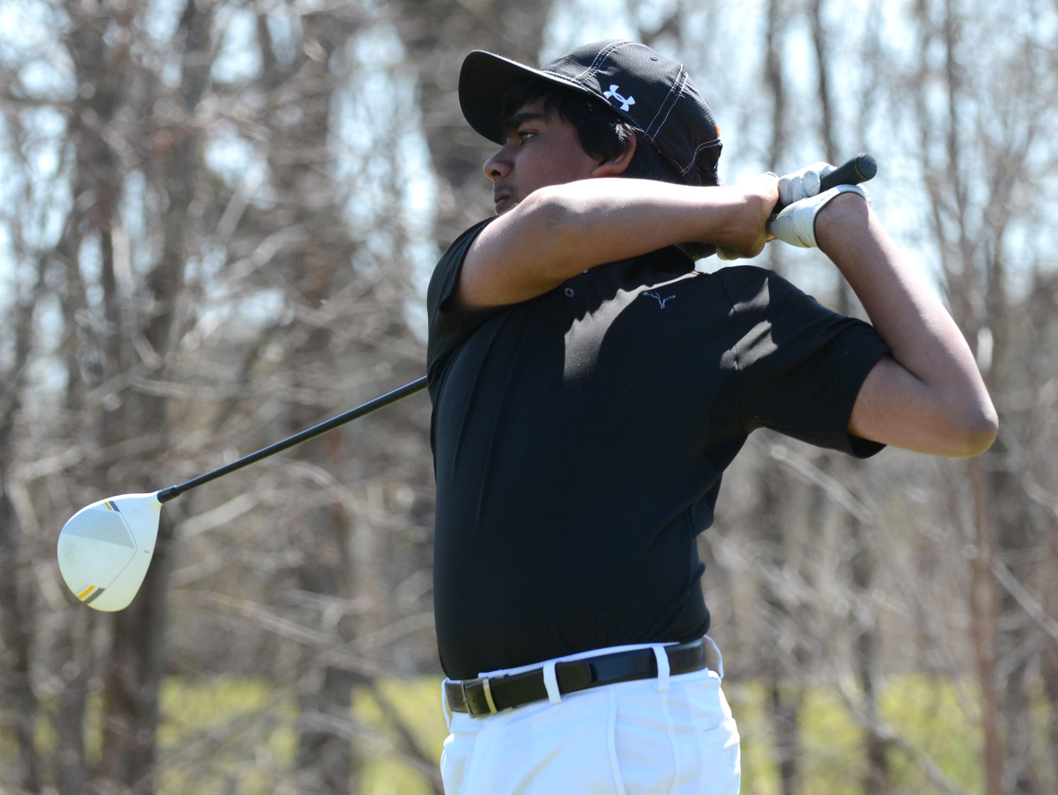 Freshman Abhi Alluri paced Northville in the district tourney in 12th place with an 18-hole total of 79.