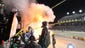 April 24: A scary fire erupted on pit road during the