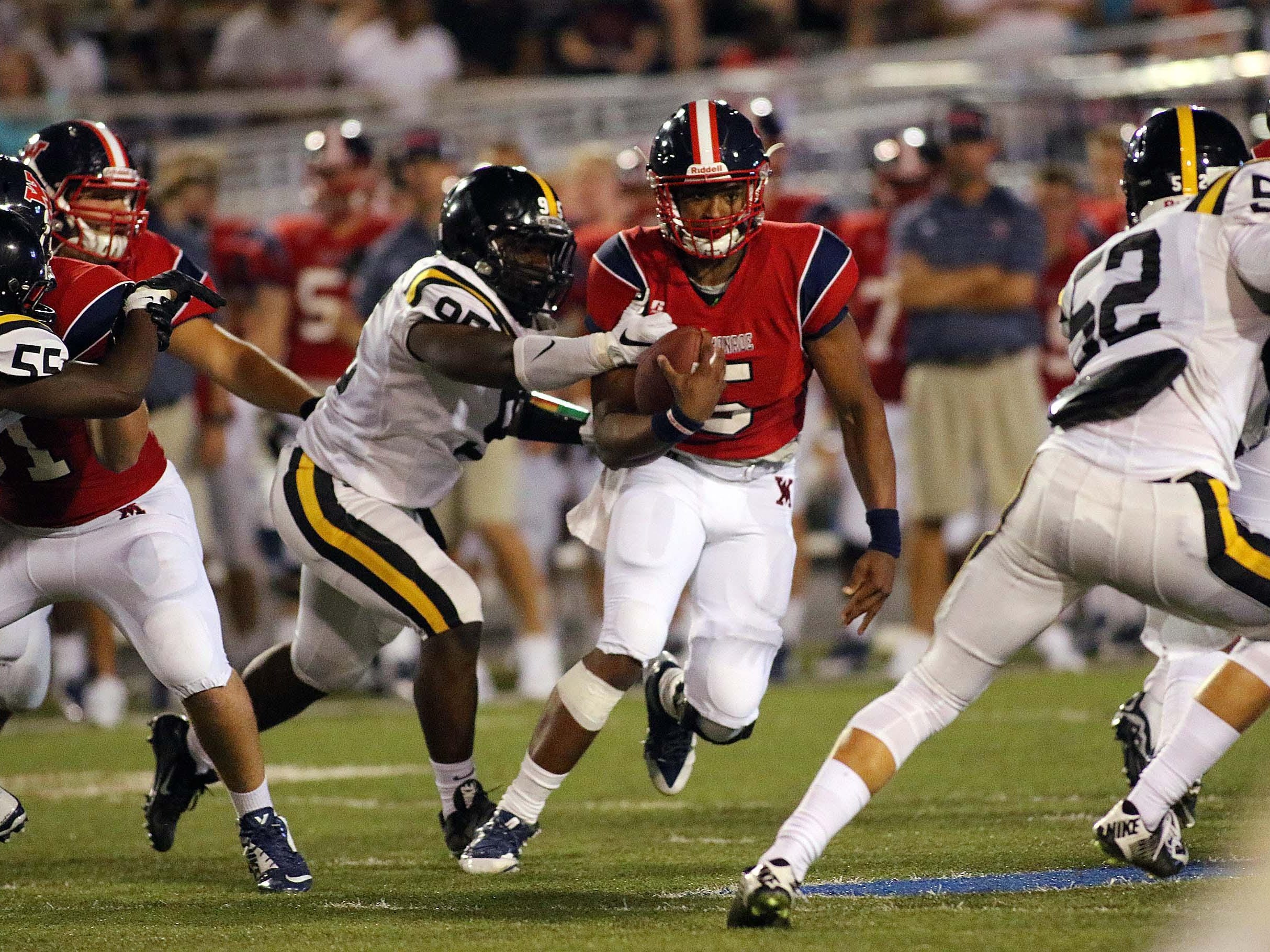 West Monroe quarterback Jon Randall Belton suffered a season ending ankle injury on Friday at Independence Stadium in Shreveport.