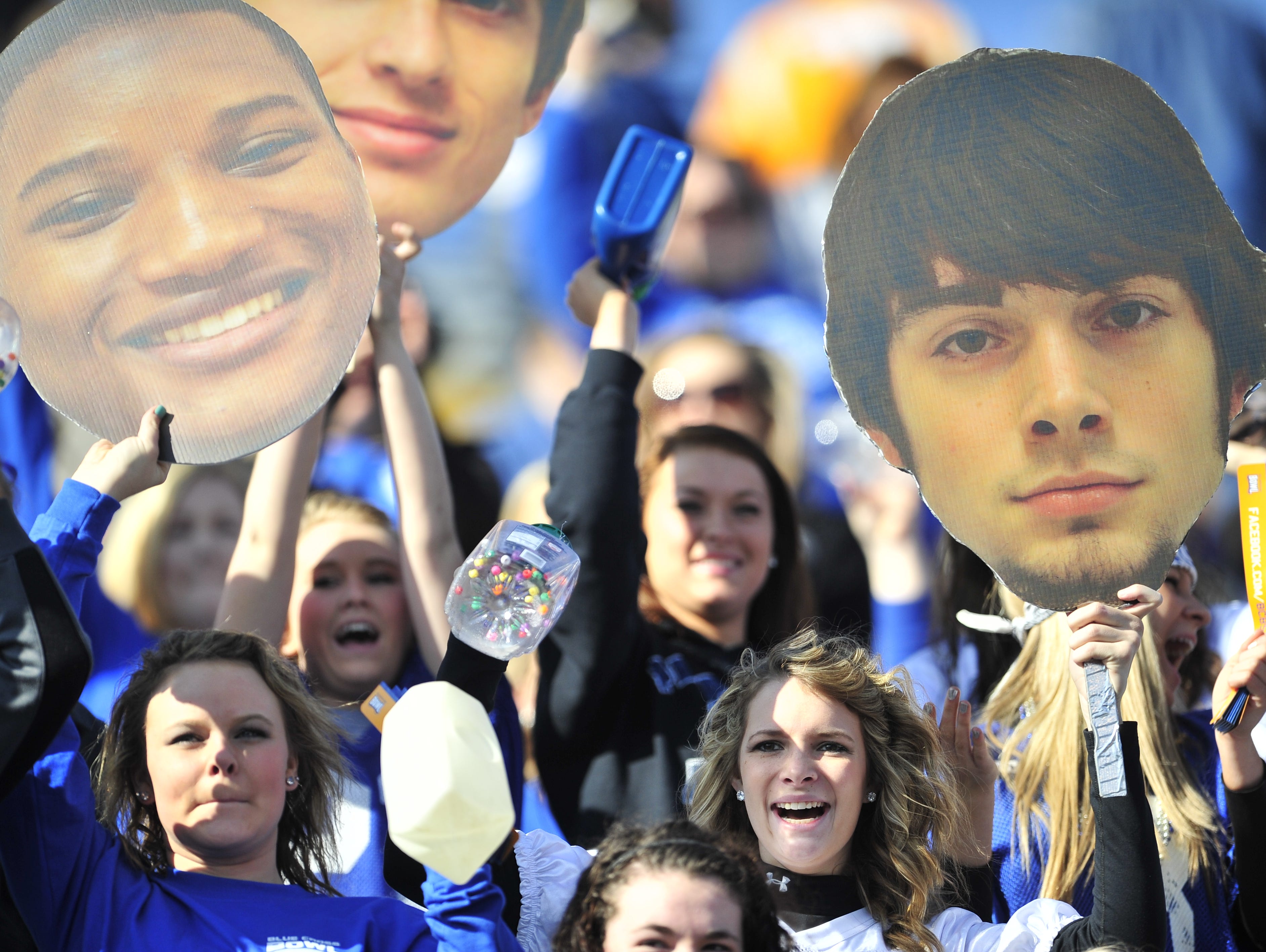 Gordonsville fans cheer on their team during the 2012 state title game.