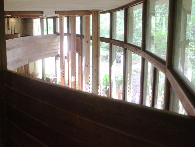 This is a portion of the upstairs of Spring House.