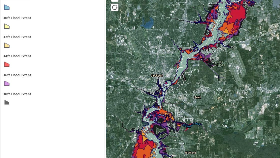 Jackson monitoring Pearl River flood stages