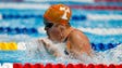 Molly Hannis during the women's breaststroke 100 semifinals