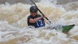 Ashley Nee competes in the Women's Kayak K1 during
