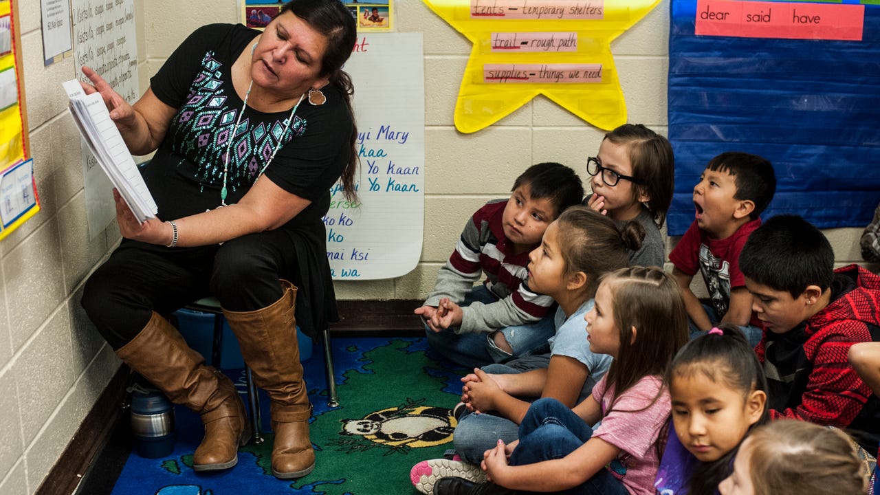 Vina Chattin School preserves Blackfoot language