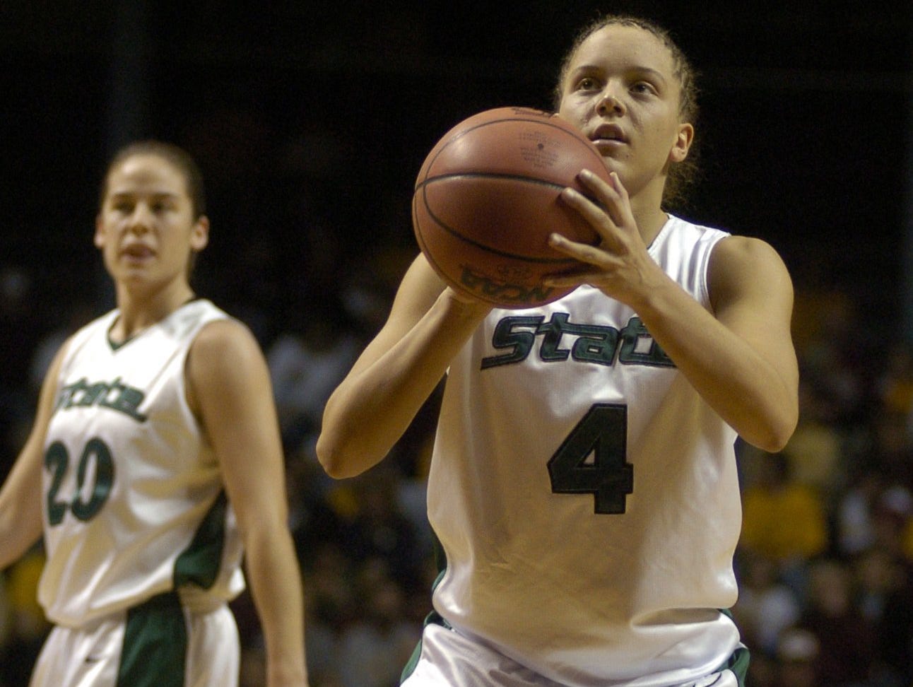 Kristin Haynie, a former Mason and Michigan State basketball standout, is heading into the Greater Lansing Sports Hall of Fame this month.