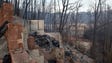 An area of destroyed homes Tuesday, Nov. 29, 2016,