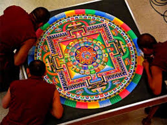 On Feb. 8 through 12, 2017, Tibetan monks sharing Mystical