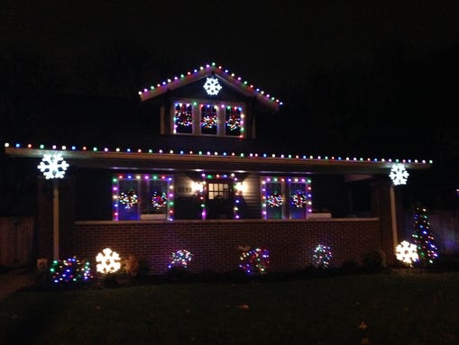 Holiday Lights College Ave