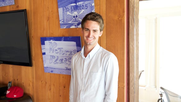 Snap, Inc. CEO Evan Spiegel, photographed in 2013 at