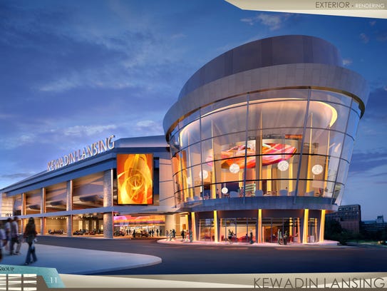 Plans for the Kewadin Lansing Casino call for up to